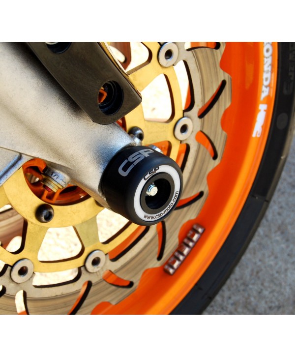 Pare-chocs Cadre Pour Honda CBR600 F4/F4i (1999-2006) - Protection Anti-Chute - Carbone/Noir - 2